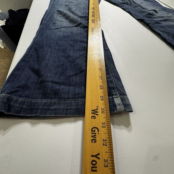 Vintage Gap Long and Lean Size 10/30 Med. Wash Wide Bootleg Lightweight Premium - Picture 8 of 10